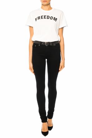 Tulle-trimmed t-shirt, zdjęcie 2 Tulle-trimmed t-shirt od Valentino Red